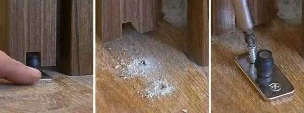 Устанавливается флажковый ролик.