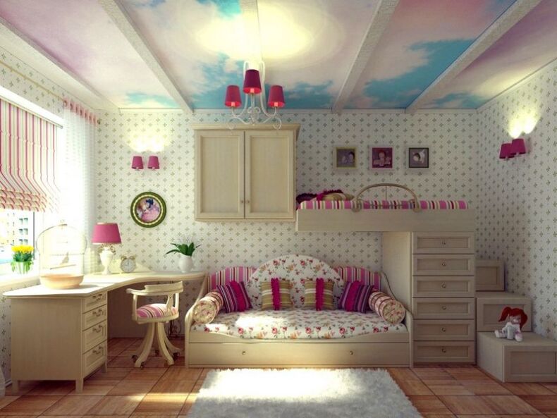 Детская для девочки: 200 фото дизайна интерьера и стильные решения