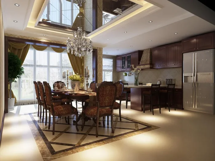 Зеркальная плитка на потолке