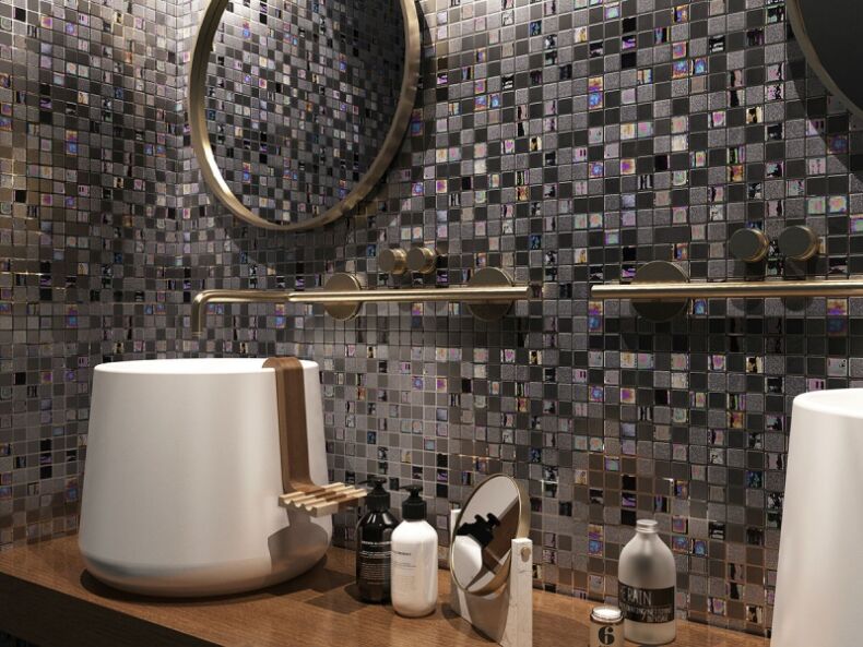 Мозаика в ванную комнату: 150+ фото новинок дизайна и стильных сочетаний
