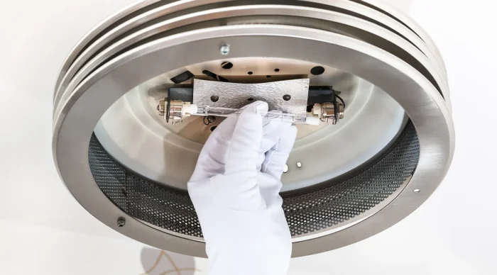 Замена галогенной лампы